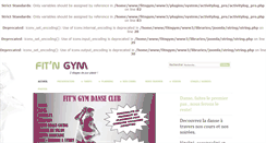 Desktop Screenshot of fitngym-danse.com